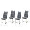 Schwingstuhl 4er Set PU grau DannyC - 4