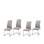 Schwingstuhl 4er Set PU cappuccino SallyC - 4