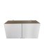 Küchenschrank Weiß/Sonoma Blanca - 4