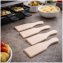 Pfannenwender perfekt für Raclette aus Holz 4er-Set - 4
