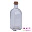 Glasflasche mit Kork-Verschluss - 4