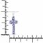 Anhänger mit Kette 925-Sterling Silber rhodiniert Glänzend  Tansanit violett - 4