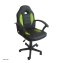 Schreibtischstuhl Junior höhenverstellbar ergonomischer Drehstuhl Schwarz-Grün - 4