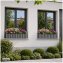 Blumenkasten mit Wasserspeicher Nessa 75 cm Grau - 4