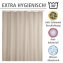 Anti-Schimmel Duschvorhang Uni Beige, Textil (Polyester), 180 x 200 cm, waschbar - 4