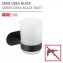 Turbo-Loc® Zahnputzbecherhalter Mod. Orea Uno Black, Befestigen ohne bohren - 4