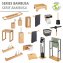 Toilettenpapierhalter Mod. Bambusa, aus Bambus - 4