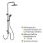 Duschsystem Watersaving Schwarz, bis zu 40 % Wasserersparnis - 4