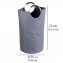 Wäschesammler Mod. Jumbo Anthrazit, Multifunktionstasche, 69 l - 4