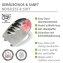 WC-Sitz Mod. Water Lily mit Relief, aus bruchstabilem Thermoplast - 4
