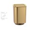 Schwingdeckeleimer Mod. Auron Gold, Kosmetikeimer mit Schwingdeckel, 5,5 l - 4
