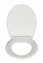 Premium WC-Sitz Mod. Samos Weiß, aus antibakteriellem Duroplast mit Absenkautomatik - 4