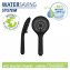 Brauseset Watersaving Schwarz, Länge Stange: 70 cm - 4
