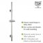 Duschstange Mod. Basic Chrom, 66 cm - 4