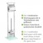 Stand WC-Garnitur Mod. Debar Edelstahl, aus rostfreiem Edelstahl - 4
