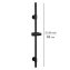 Duschstange Mod. Basic Schwarz, 66 cm - 4
