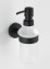 Seifenspender Mod. Bosio Edelstahl Black matt, Fassungsvermögen ca. 200 ml - 4