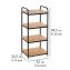 Regal Mod. Loft aus Bambus mit 4 Etagen, Badezimmerregal, Wohnregal - 4