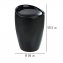 Hocker Mod. Candy Black, mit abnehmbarem Wäschesammler - 4