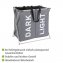 Wäschesammler Mod. Duo Grau, Wäschekorb, 120 l - 4