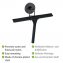 Mod. Vacuum-Loc® Duschabzieher Schwarz, Befestigen ohne bohren - 4