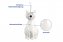 Luftbefeuchter Mod. Katze 2er Set, Füllmenge 300 ml - 4
