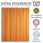 Anti-Schimmel Duschvorhang Uni Orange, aus 100 % Polyester - 4