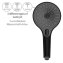 Duschkopf Mod. Ultimate Shower Schwarz/Grau, Ø 13 cm - 4