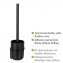 Turbo-Loc® WC-Garnitur Mod. Carpino Schwarz, Befestigen ohne Bohren - 4