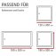 Anti-Schimmel Duschvorhang Mod. Palais, Textil (Polyester), 180 x 200 cm, waschbar - 4