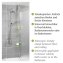 Teleskop-Duschecke Mod. Prea Edelstahl, aus rostfreiem Edelstahl - 4