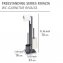 Stand WC-Garnitur Mod. Rivalta Grau, Platte aus Sicherheitsglas - 4