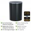 Schwingdeckeleimer Mod. Inca Black, hochwertiger Kunststoff, 5 Liter - 4