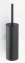 WC-Garnitur Mod. Bosio geschlossen Edelstahl Black matt, rostfrei - 4