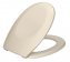 WC-Sitz Mod. Bergamo Beige, aus antibakteriellem Duroplast - 4