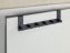 Türgarderobe Mod. Celano Schwarz, 6 Haken, für Türfalzstärken bis 2 cm - 4
