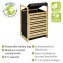 Wäschetruhe Mod. Ecori, FSC®-zertifizierter Bambus, recyceltes Polyester - 4