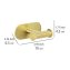 Turbo-Loc® Wandhaken Mod. Orea Duo Gold Matt, Befestigen ohne bohren - 4