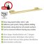 Turbo-Loc® Badetuchstange Duo Mod. Orea Gold, 60 cm, Befestigen ohne bohren - 4