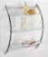 Wandregal Mod. Vermont Chrom mit 3 Glasablagen, Ablagen aus Sicherheitsglas - 4