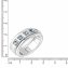 Ring 925 Silber rhodiniert Blautopas - 4