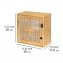 Medikamentenschrank Mod. Allegre, aus Bambus und Rattan - 4