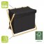 Wäschesammler Trio Mod. Ecori, FSC®-zertifizierter Bambus, recyceltes Polyester - 4