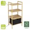 Regal mit 3 Etagen Mod. Ecori, FSC®-zertifizierter Bambus, recyceltes Polyester - 4