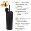 Static-Loc® Plus WC-Garnitur Mod. Pavia Schwarz, geschlossen, Befestigen ohne Bohren - 4