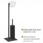 Stand WC-Garnitur Mod. Recco Schwarz, aus lackiertem Stahl - 4
