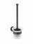 WC-Garnitur Mod. Bosio inkl. Kleber, Schwarz matt, Befestigen ohne bohren - Power-Loc® - 4