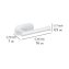 Turbo-Loc® Toilettenpapierhalter Mod. Orea White matt, aus rostfreiem Edelstahl - 4