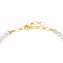 Kette 925/- Sterling Silber vergoldet  Perlen - 4