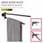 Handtuchhalter Mod. Bosio 2-armig inkl. Kleber, Schwarz matt, Befestigen ohne bohren - Power-Loc® - 4